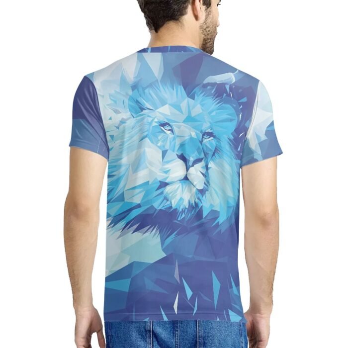 T shirt For Men Lion Graphics 3D Print Fashion - Image 4