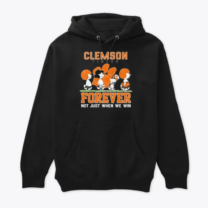 Snoopy X Clemson Tigers Forever Not Just When We Win - Image 2